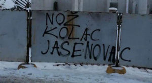 SRAMNI I PRIJETEĆI GRAFITI: Neprijateljska poruka na zidu u Istočnom Sarajevu