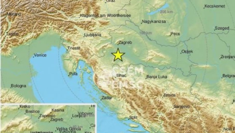 HRVATSKA SE PONOVO TRESE: Novi zemljotres kod Petrinje