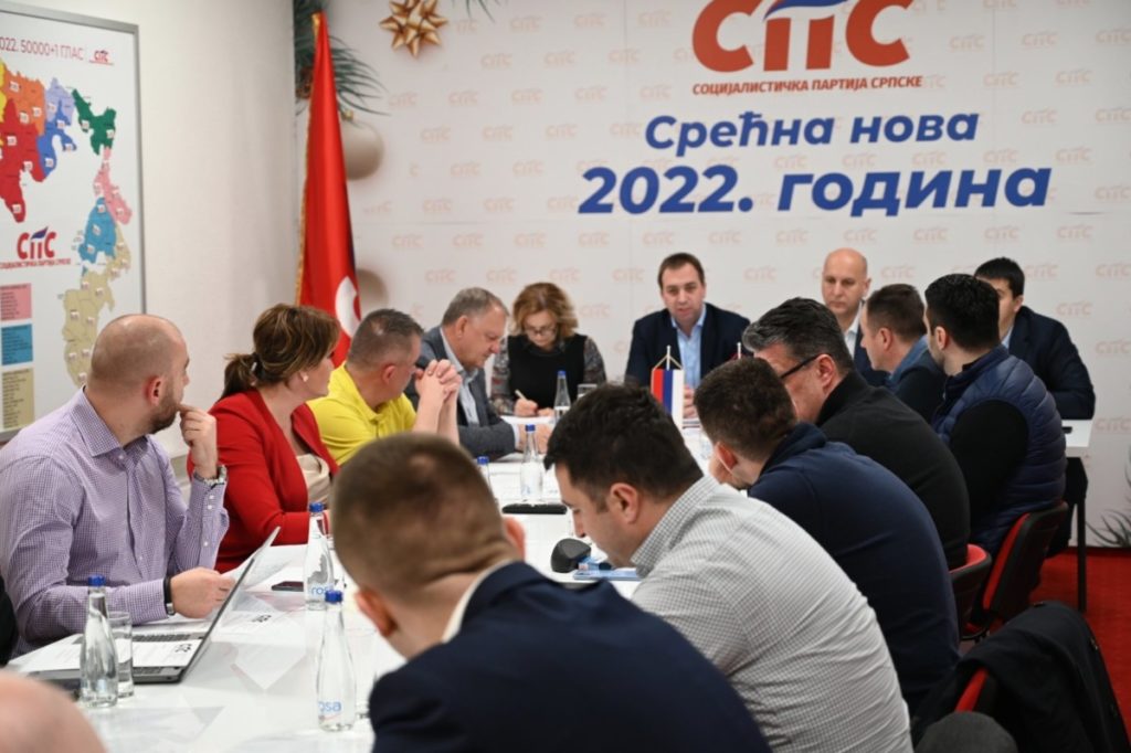 ЦИЉ ЈЕ ОСВАЈАЊЕ СЕДАМ МАНДАТА У НС РС: Одржана сједница Предсједништва СПС-а
