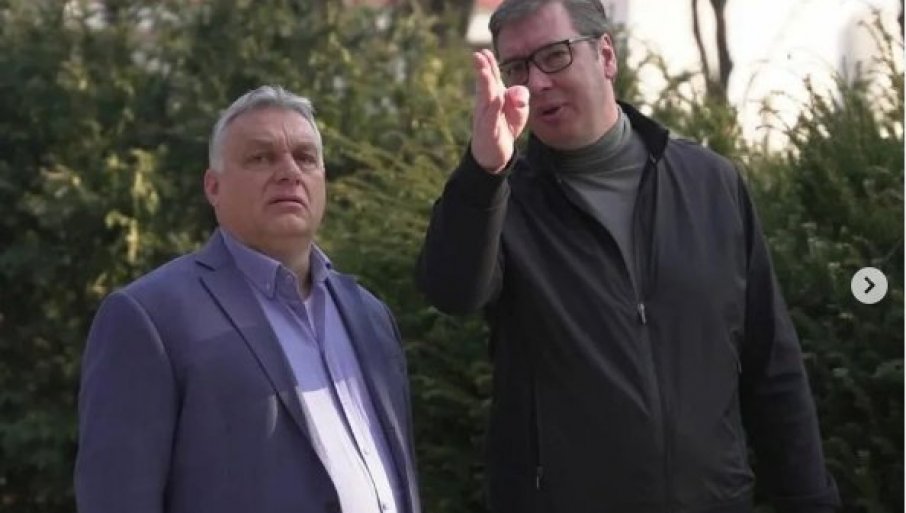VUČIĆ SE SASTAO SA ORBANOM: Doručak prije zajedničke vožnje brzim vozom