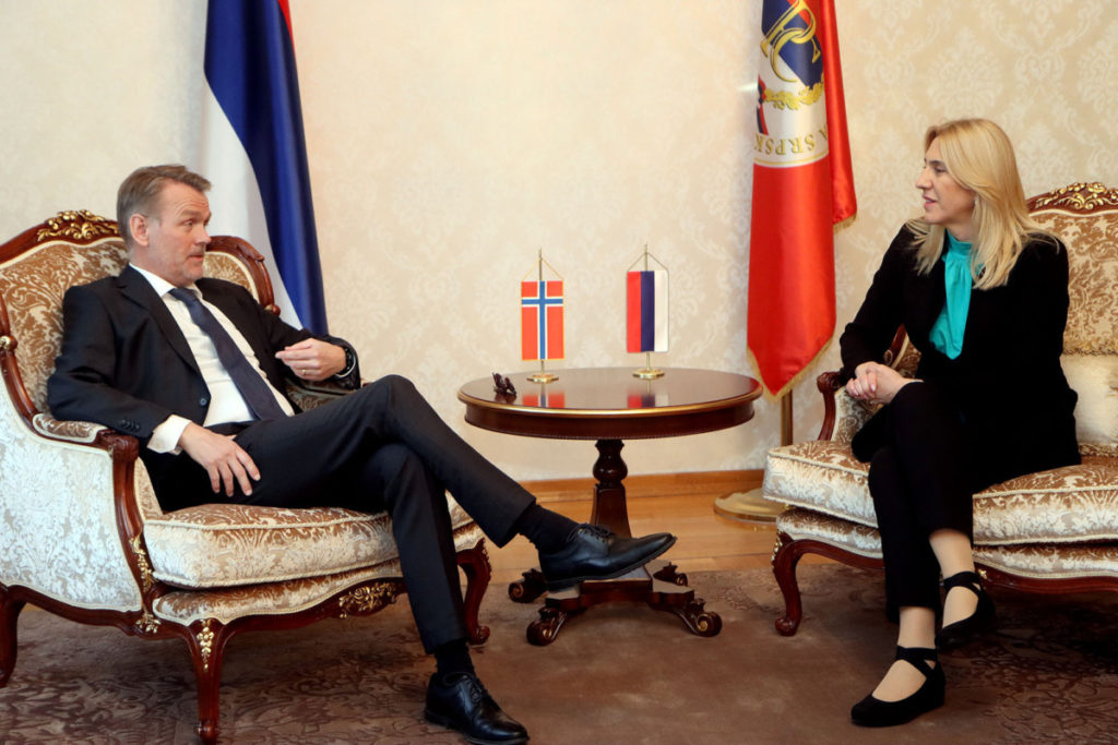 CVIJANOVIĆ NAKON SASTANKA SA RAJNERTSENOM: Institucije Srpske opredijiljene za očuvanje mira i stabilnosti