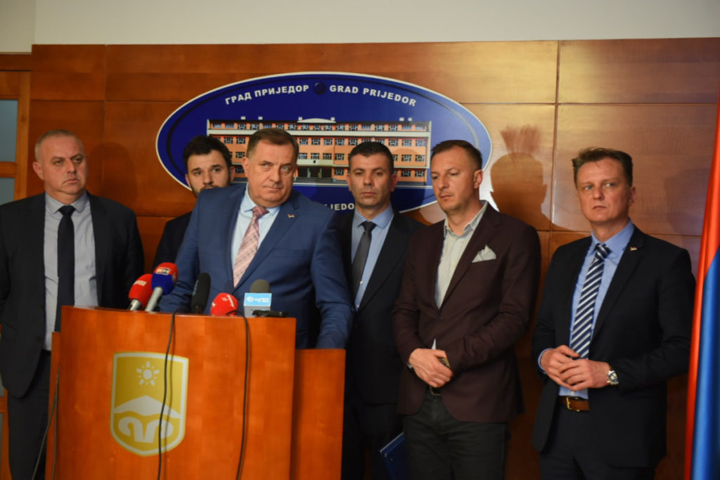 ДОДИК О ИЗГРАДЊИ ПРУГЕ: Приједор важно стратешко мјесто Српске