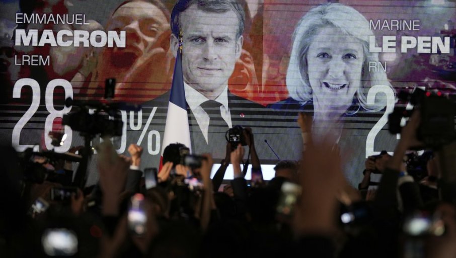IZBORI U FRANCUSKOJ – PARIZ PRELOMIO: Makron u prednosti, prebrojano 97 procenata glasova