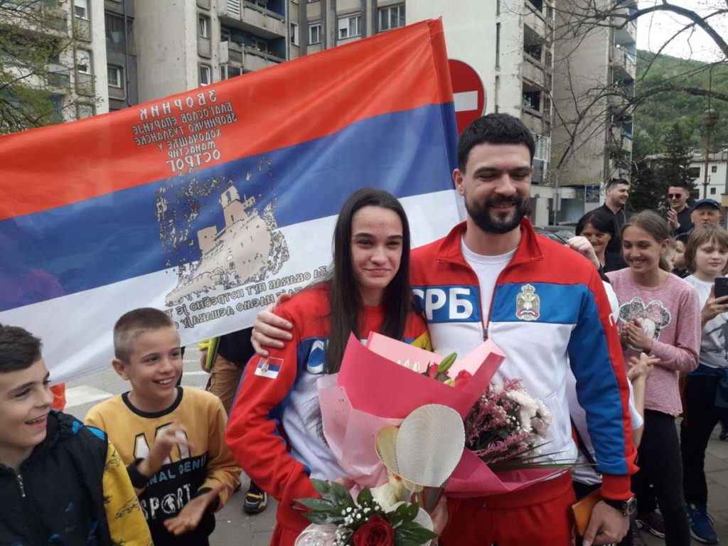 ZLATNI DOČEK: Sara Ćirković donijela medalju u rodni Zvornik