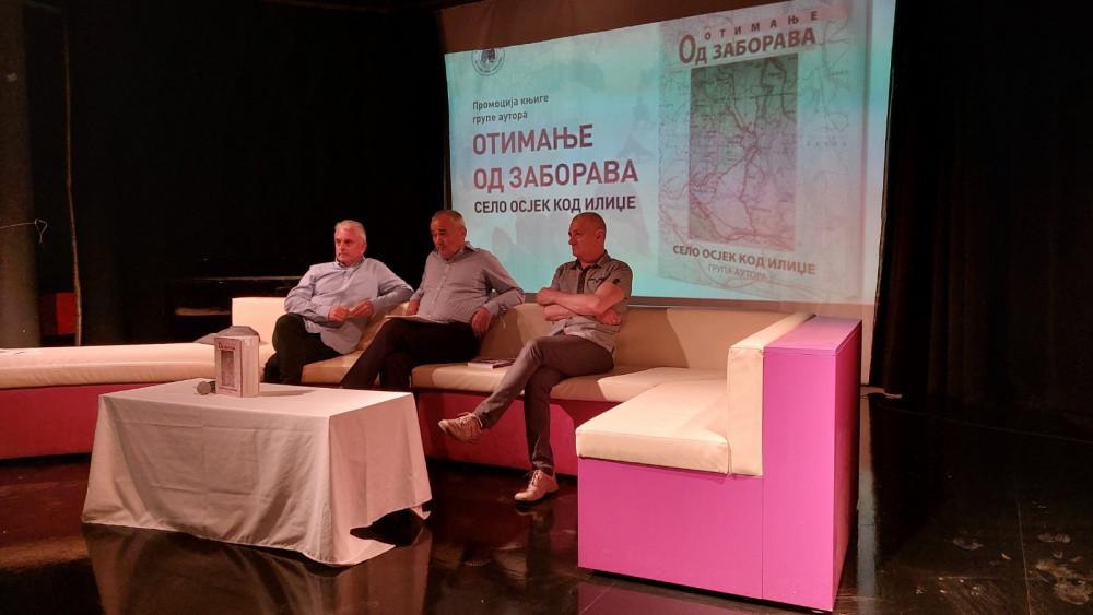 „OTIMANJE OD ZABORAVA – SELO OSIJEK KOD ILIDŽE“: Promovisana knjiga u Kulturnom centru Istočno Novo Sarajevo