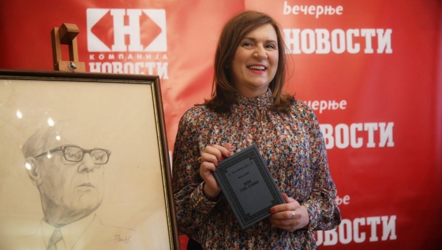 VESNI KAPOR URUČENO PRESTIŽNO PRIZNANJE „VEČERNJIH NOVOSTI“: Dobitnica nagrade za knjigu godine