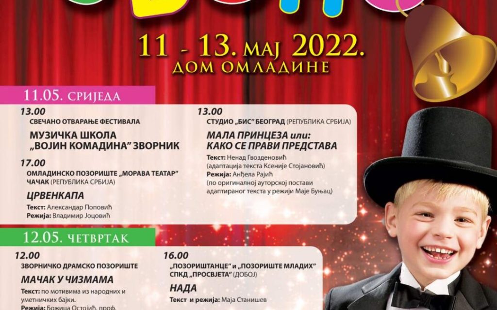 „MALA PRINCEZA“ ZA POČETAK: Počeo Međunarodni festival  dječijeg pozorišta u Zvorniku