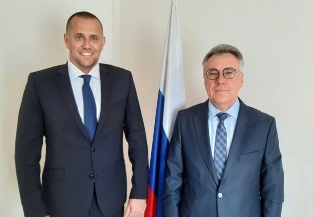KUVALJA U POSJETI RUSKOM AMBASADORU: Obnavljanje saradnji na polju sportskih događaja