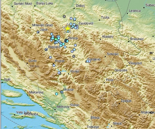 HERCEGOVINA SE TRESE: Novi zemljotres u Berkovićima