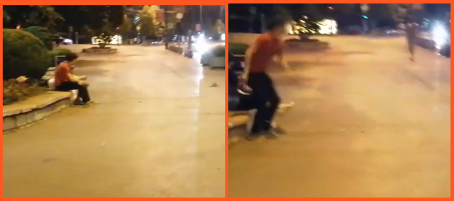 VANDALIZAM ISPRED PREDSJEDNIŠTVA BiH: Čupali cvijeće i bacali na cestu ispred zgrade (VIDEO)
