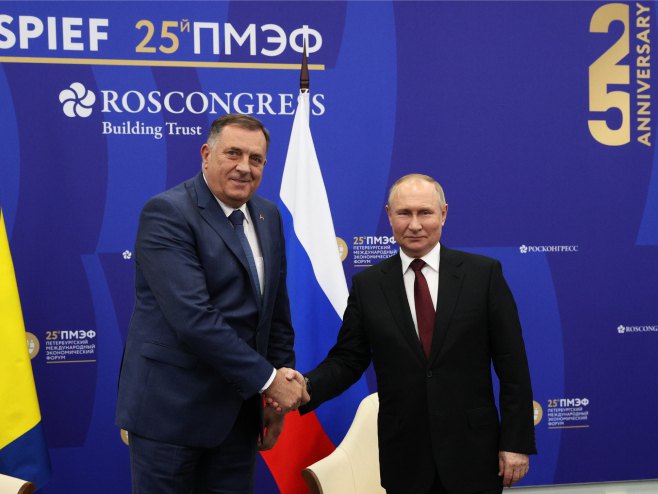 „RUSIJA VISOKO CIJENI POZICIJU SRPSKE“ Putin nakon sastanka sa Dodikom