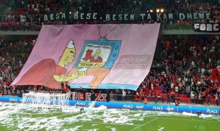 SKANDAL U TIRANI: Velika Albanija na meču Lige nacija