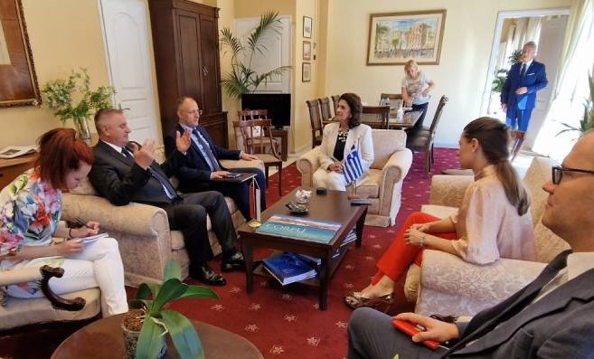 VIŠKOVIĆ NA KRFU: Održao sastanak sa guvernerom Jonskih ostrva