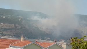 GORE BRDA KOD HERCEG NOVOG: Vatra prijeti kućama, teren nepristupačan (VIDEO)