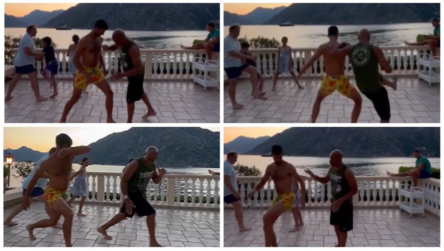 NOVAK ĐOKOVIĆ NE STAJE: Srbin se oprobao u borilačkim sportovima, pogledajte kako mu ide (VIDEO)