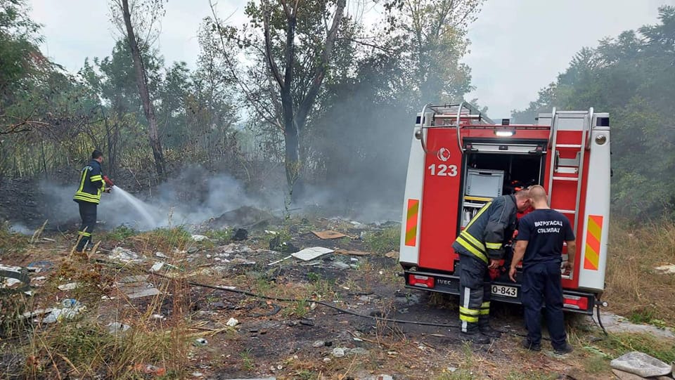 NOVI POŽAR U BLIZINI BANJALUČKOG KAMPUSA: Opet gori nisko rastinje