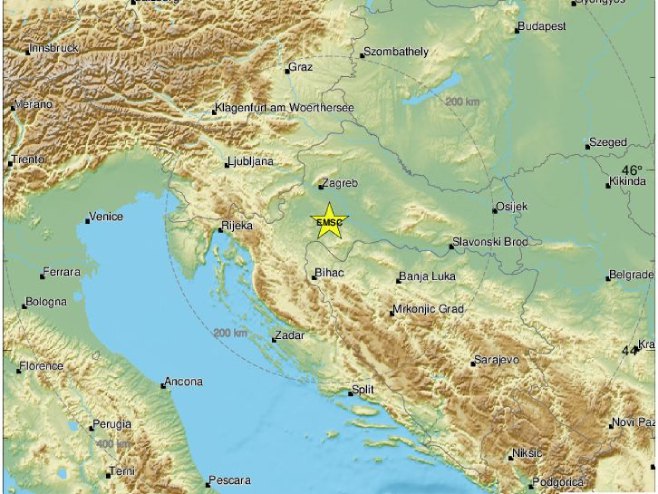 TRESLO SE TLO U PETRINJI: Zemljotres četiri stepena po Rihteru