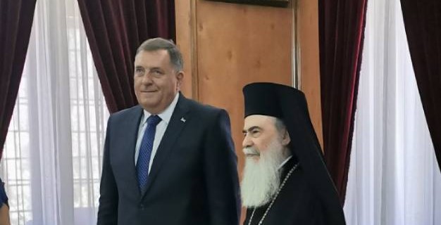 JERUSALIMSKOJ PATRIJARŠIJI DONACIJA 100.000 EVRA: Oglasio se Dodik nakon sastanka sa patrijarhom Teofilom