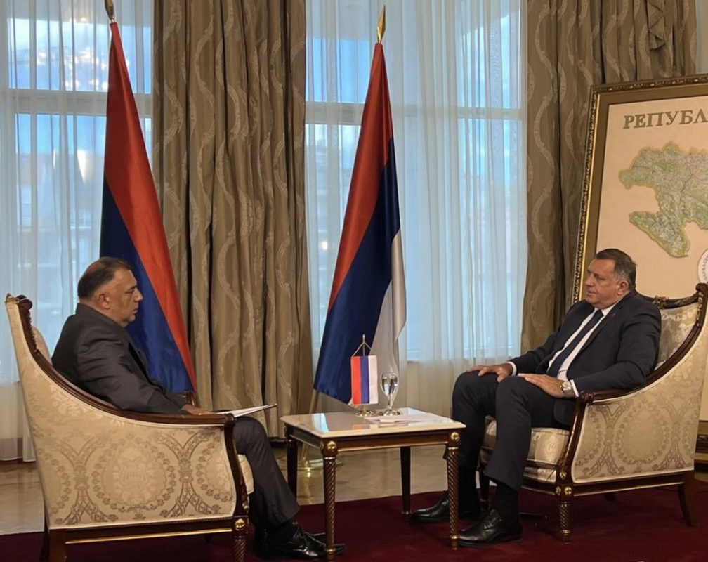 DODIK ZA KINESKU TELEVIZIJU: Razgovor o problemima u BiH i svijetu