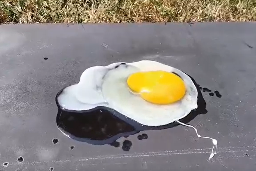 HIT SNIMAK: Banjalučanin na limu zagrijanom od sunca ispekao jaje (VIDEO)
