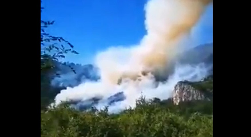ИЗГОРЈЕЛО ВИШЕ ОД 20 ХЕКТАРА: Пожар на подручју Коњица и даље активан
