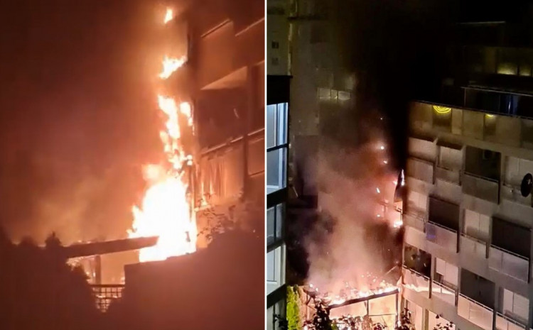 GORJELA ZGRADA U ZAGREBU: Vatra zahvatila više stanova (VIDEO)