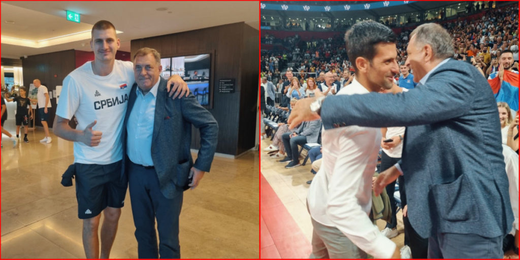 UVIJEK UZ SRBIJU! Dodik – Velika je čast sresti se sa Jokićem i Đokovićem