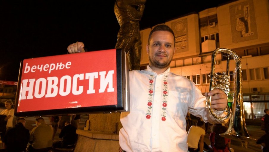 „ZLATNA TRUBA“ DAR „NOVOSTI“ U RUKE PAVLOVIĆU: Dodjelom nagrada završen sabor trubača u Guči koji je raspametio posjetioce