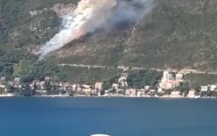 BURA RASPIRUJE VATRU: Izbio novi požar kod Herceg Novog (VIDEO)