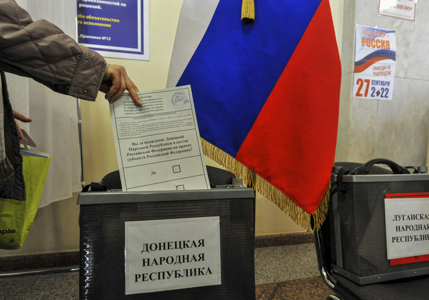 ЧАК 97 ОДСТО ГРАЂАНА РЕКЛO „ДА“ ПРИКЉУЧЕЊУ РУСИЈИ: Објављени резултати референдума у Донбасу, Херсону и Запорожју