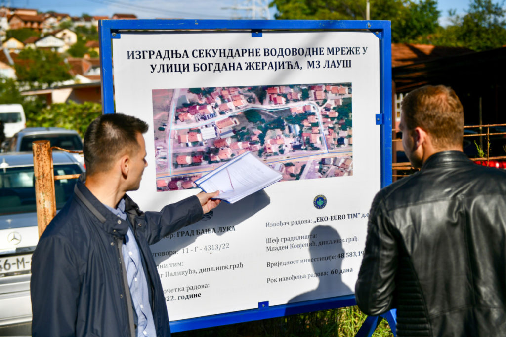 POČELI RADOVI: Uskoro uredno vodosnabdijevanje u Ulici Bogdana Žerajića na Laušu