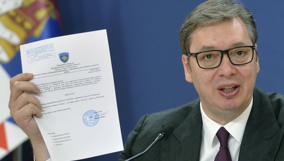 ВУЧИЋ СЕ ОБРАТИО ЈАВНОСТИ: Рекао сам Квинти и ЕУ да је то ноторна лаж и да обмањују јавност, то о таблицама нигдје не пише