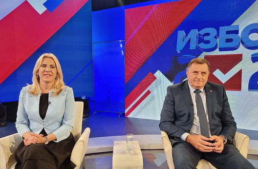 IZBORI U BiH i RS – Dodik i Cvijanović gostovali na RTRS; CIK: Prebrojano 90,04 % glasova, Dodik vodi