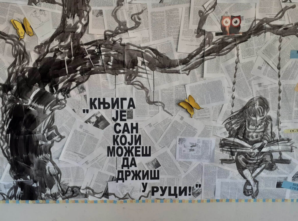 PROMOCIJA VAŽNOSTI ČITANJA: Na zidovima škole u Kozarskoj Dubici osvanule motivacione poruke