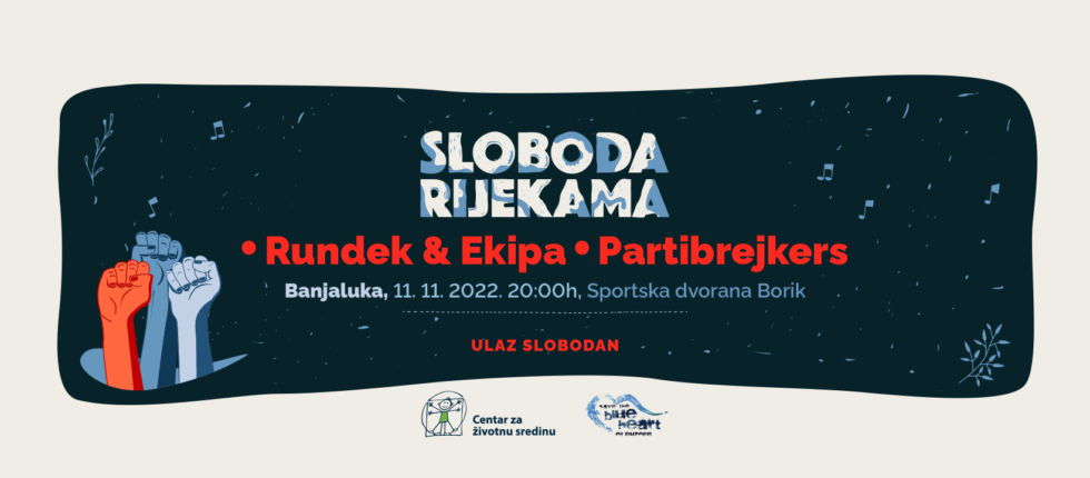 KONCERT „SLOBODA RIJEKAMA“: Partibrejkers i Darko Rundek i Ekipa 11. novembra u Banjaluci