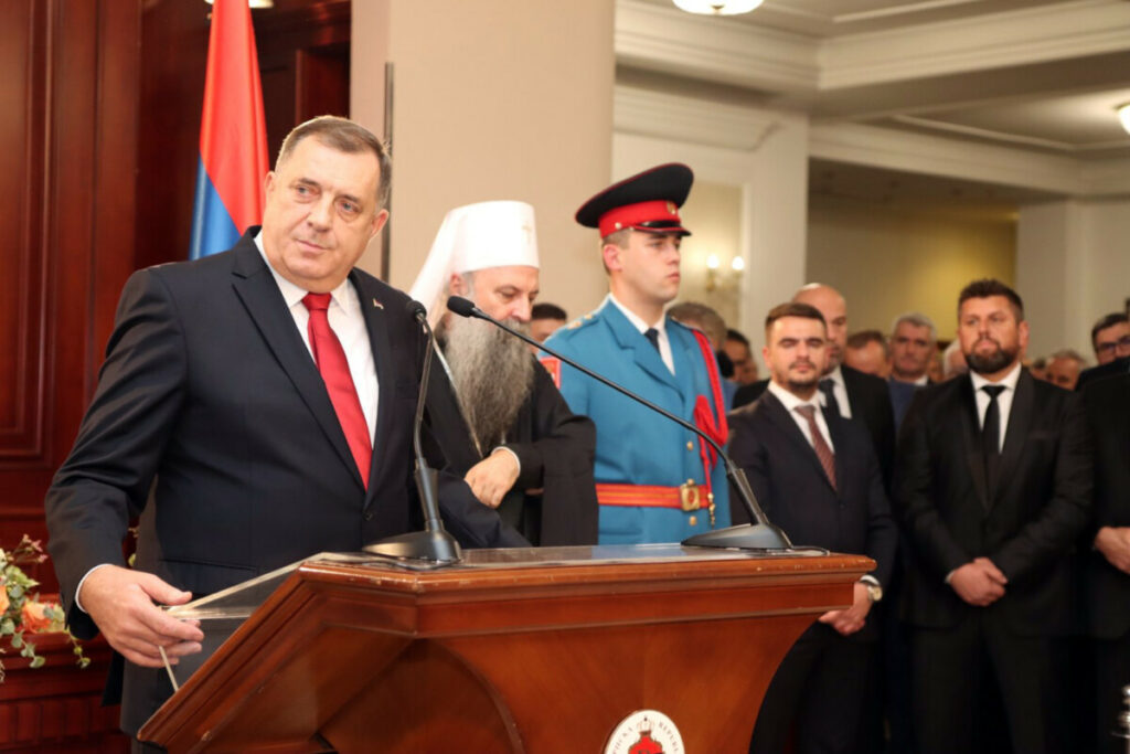 „NEPRESTANO ĆU ČUVATI SRPSKU“ Završen svečani prijem povodom stupanja Milorada Dodika na dužnost predsjednika