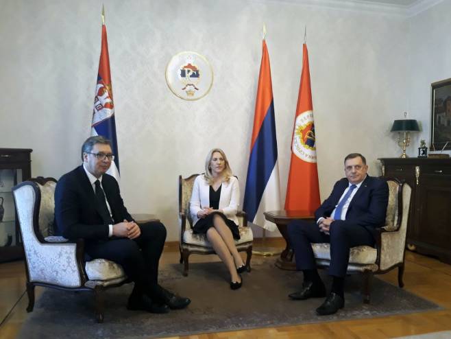 PRVA SLUŽBENA POSJETA NAKON IZBORA: Dodik i Cvijanovićeva sutra sa Vučićem u Beogradu