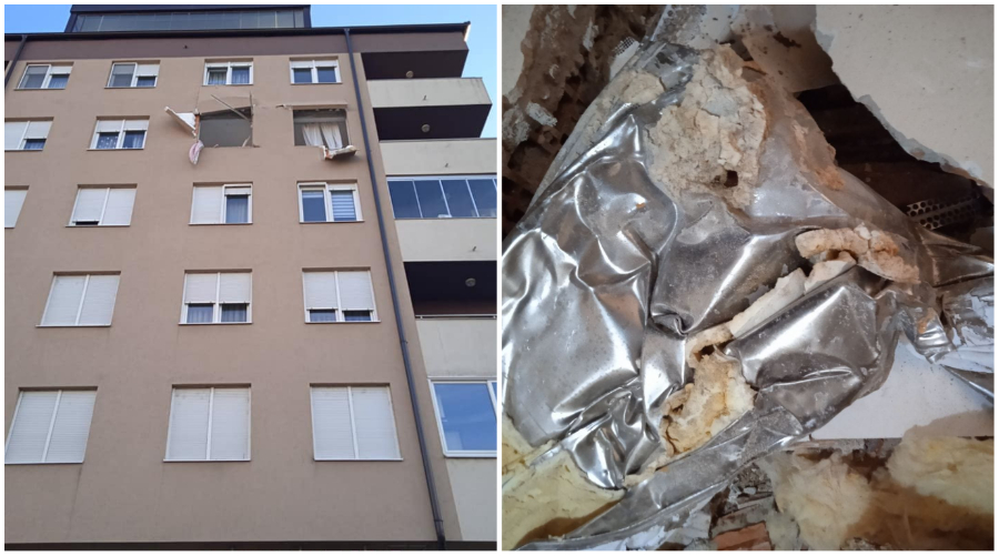 DRAMARIČNI PRIZORI: Eksplozija uništila stan u banjalučkom naselju Starčevica(FOTO)