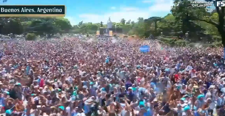 ARGENTINA SLAVI: Hiljade ljudi pratio finale u Buenos Arjesu (VIDEO)