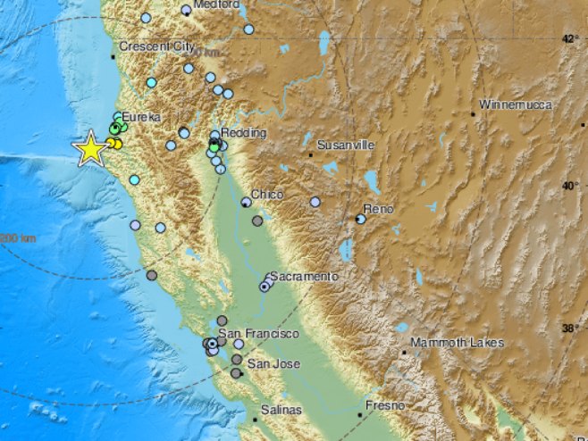 TRESLO SE 6,4 STEPENI PO RIHTERU: Snažan zemljotres potresao Kaliforniju