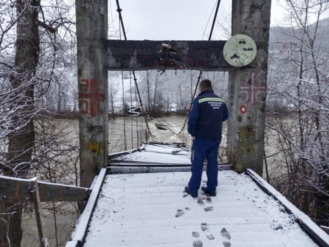 MJEŠTANI U PROBLEMU: Rijeka Lim odnijela most u Rudom