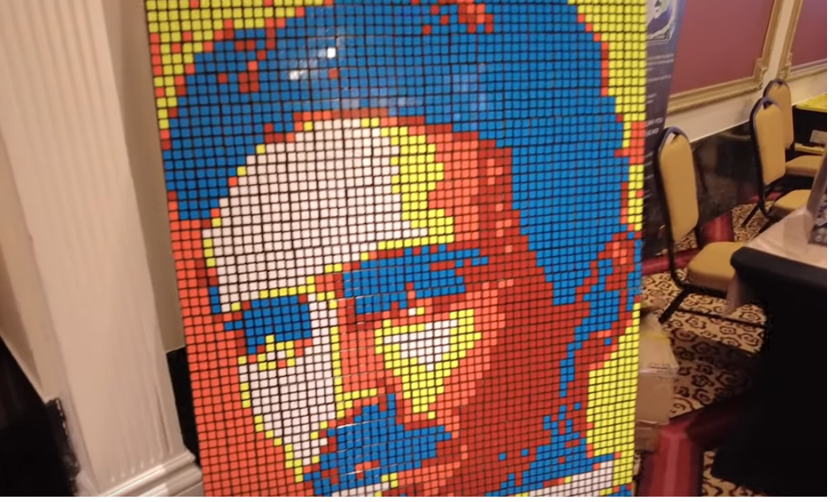 ДЈЕЧАК ИЗ БАЊАЛУКЕ ОДУШЕВИО РЕГИОН: Од Рубикових коцки направио портрет Николе Тесле (ВИДЕО)