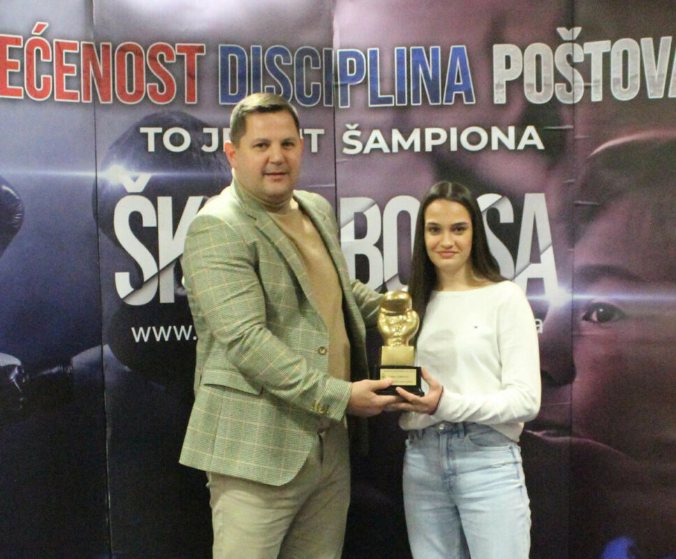 PONOS ZVORNIKA: Sara Đirković proglašena za bokserku godine u Srbiji