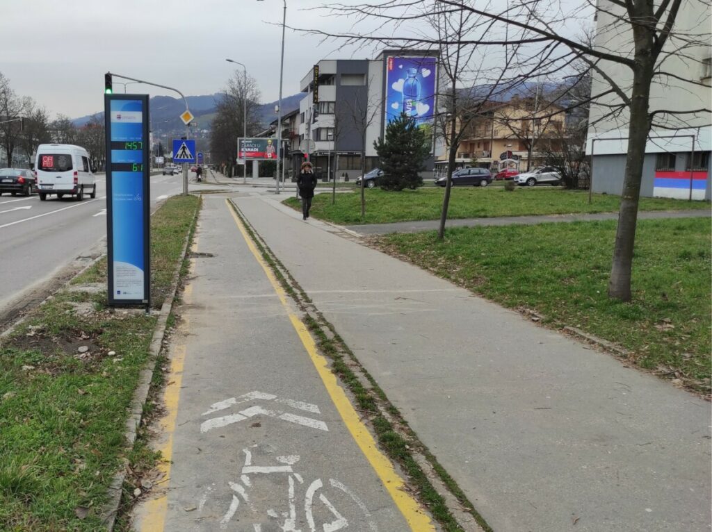 BANJALUKA – GRAD DVOTOČKAŠA: Brojač u Boriku zabilježio dnevno oko 150 biciklista