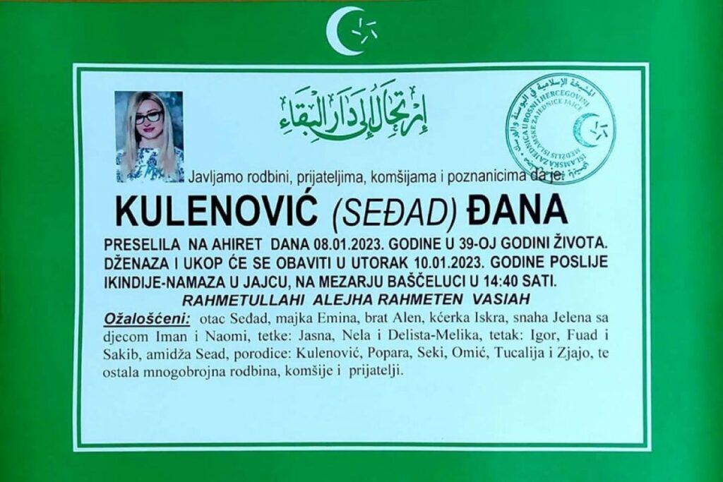 VELIKA TRAGEDIJA I GUBITAK: Sutra sahrana učiteljice iz Jajca