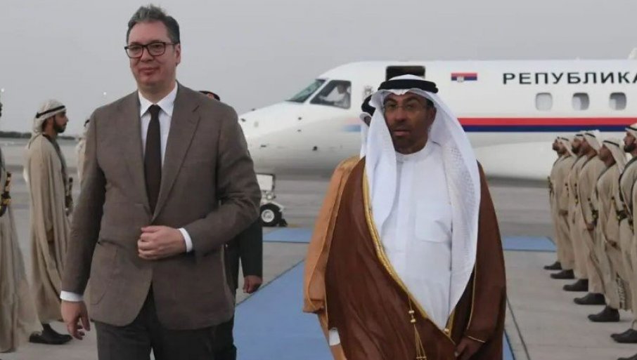VUČIĆ U ABU DABIJU: Predsjednik Srbije u zvaničnoj posjeti UAE na poziv šeika Muhameda bin Zajeda