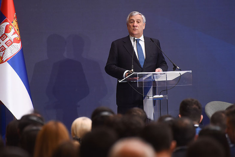 „BALKAN IMA STRATEŠKI ZNAČAJ“: Tajani zahvalan Vučiću za sve što čini za mir u regionu