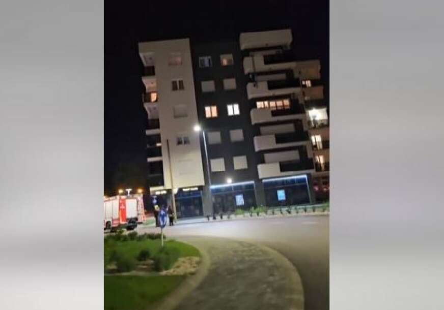 POŽAR U BANJALUCI: Zapalio se stan u centru grada (VIDEO)
