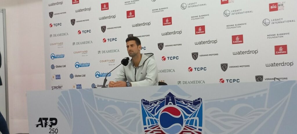 ĐOKOVIĆ O „SRPSKA OPENU“: Sjajno je opet biti u Banjaluci, ovdje se osjećam kao kod kuće (FOTO/VIDEO)