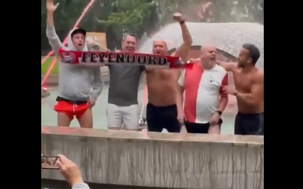 SLAVILI TITULU FEJNORDA: Turisti se kupali u fontani u Parku Mladen Stojanović u Banjaluci (VIDEO)